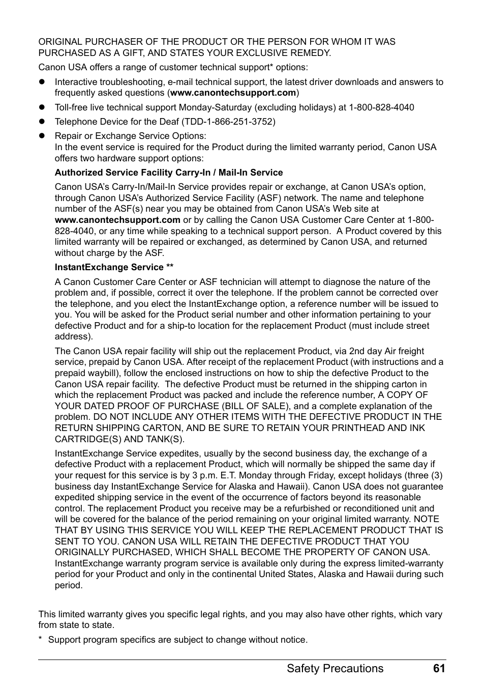 Canon iP1800 Series User Manual | Page 65 / 72