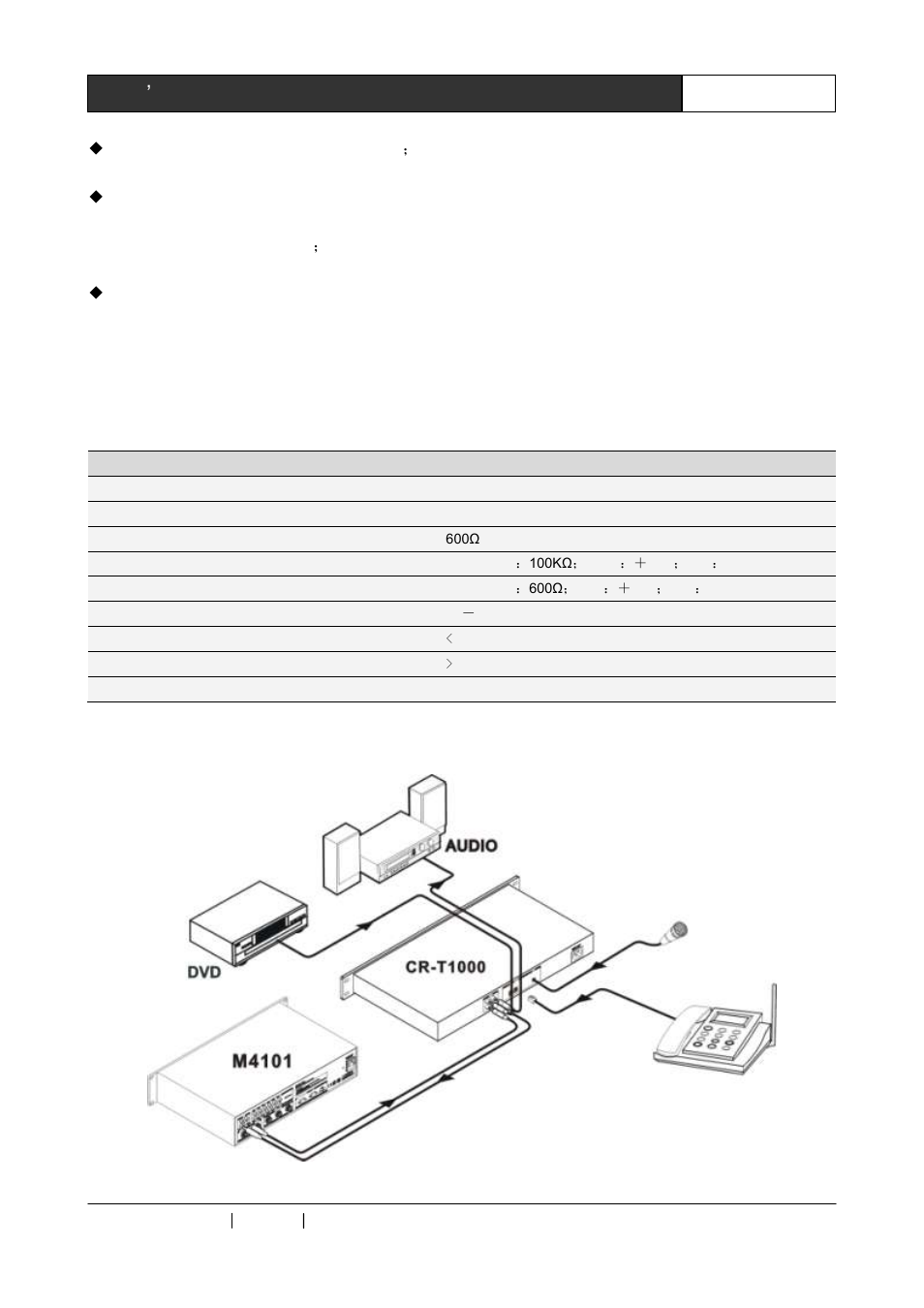 4 technical parameters, 5 diagram of system connection | CREATOR Digital Conference System User Manual | Page 56 / 62
