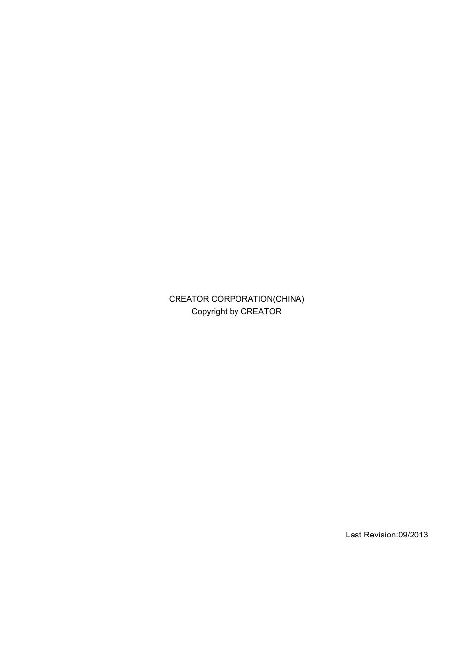 CREATOR WiFi Conference System User Manual | Page 35 / 35