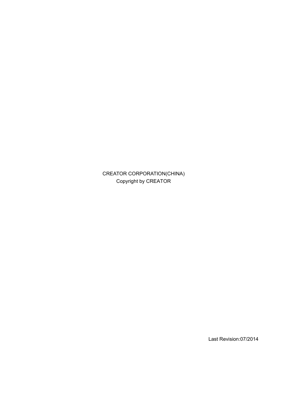 CREATOR CR-iMAX901HD User Manual | Page 21 / 21