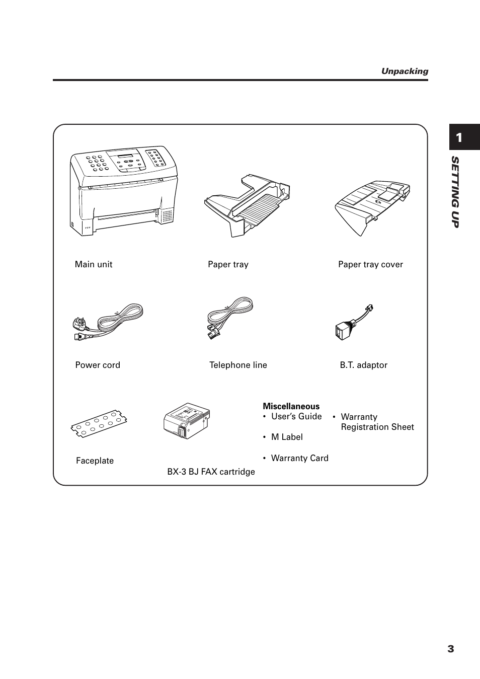 Canon FAX-B155 User Manual | Page 15 / 141