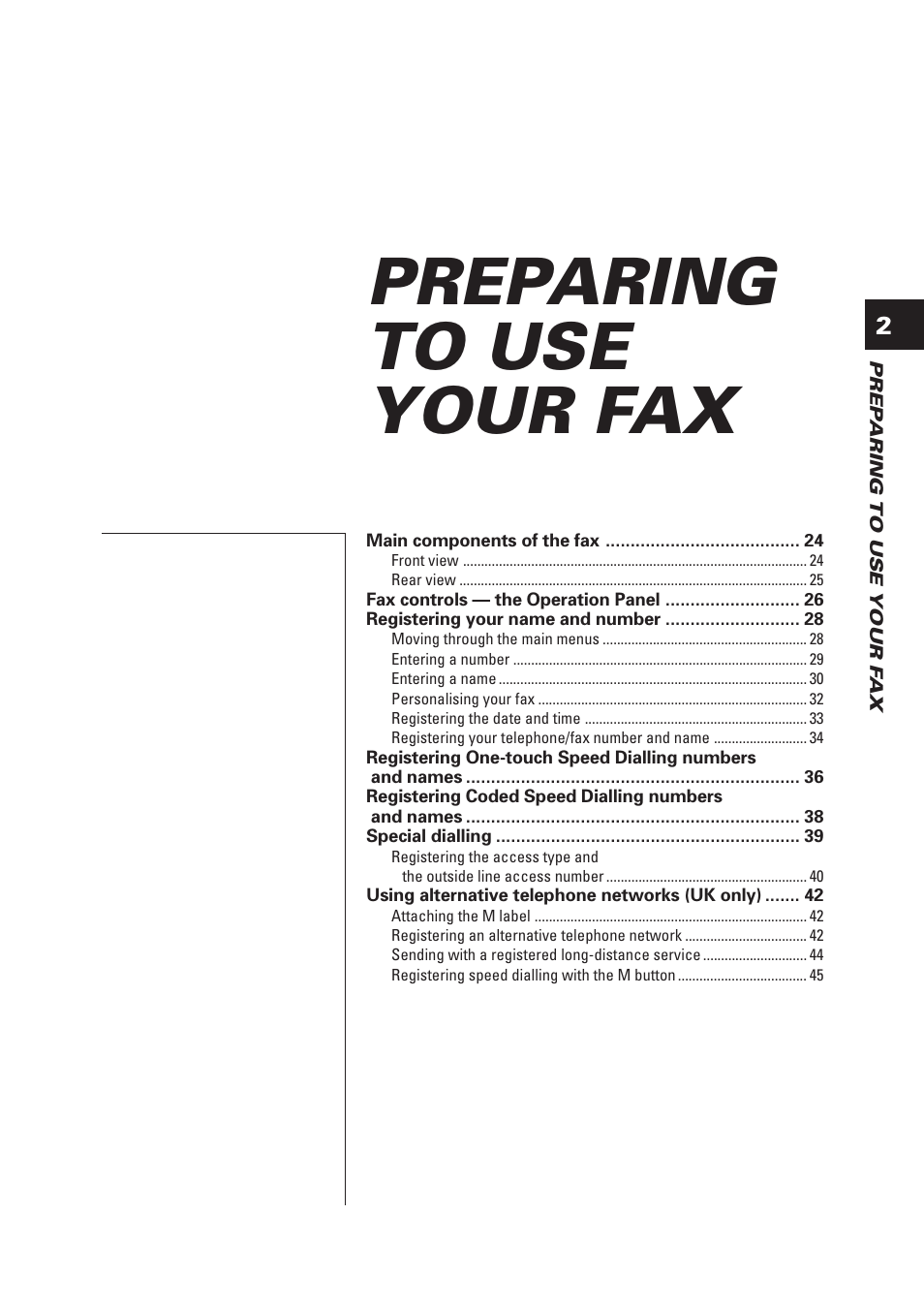 Preparing to use your fax | Canon FAX-B155 User Manual | Page 35 / 141