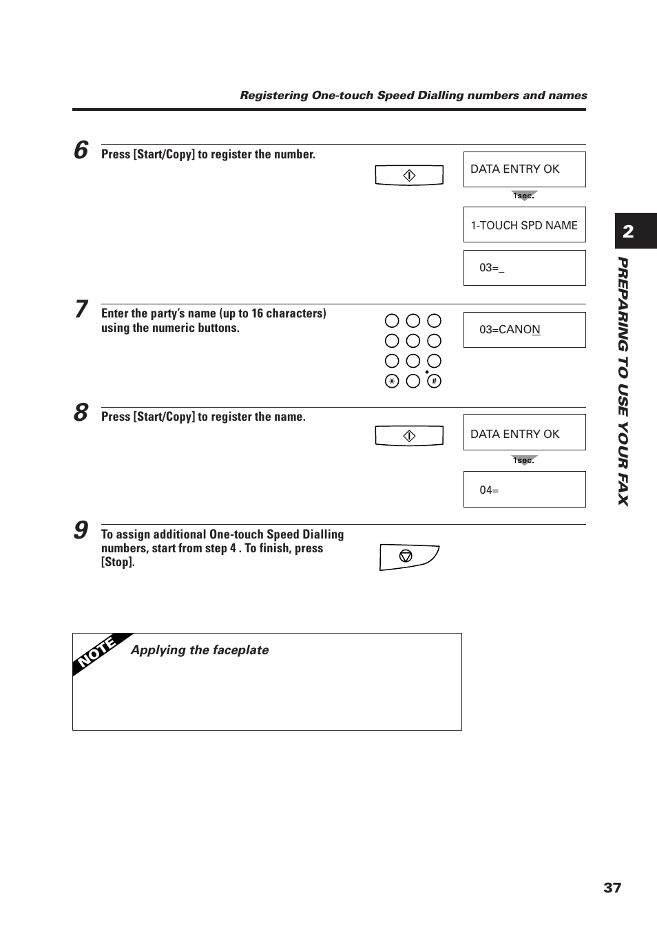 Canon FAX-B155 User Manual | Page 49 / 141