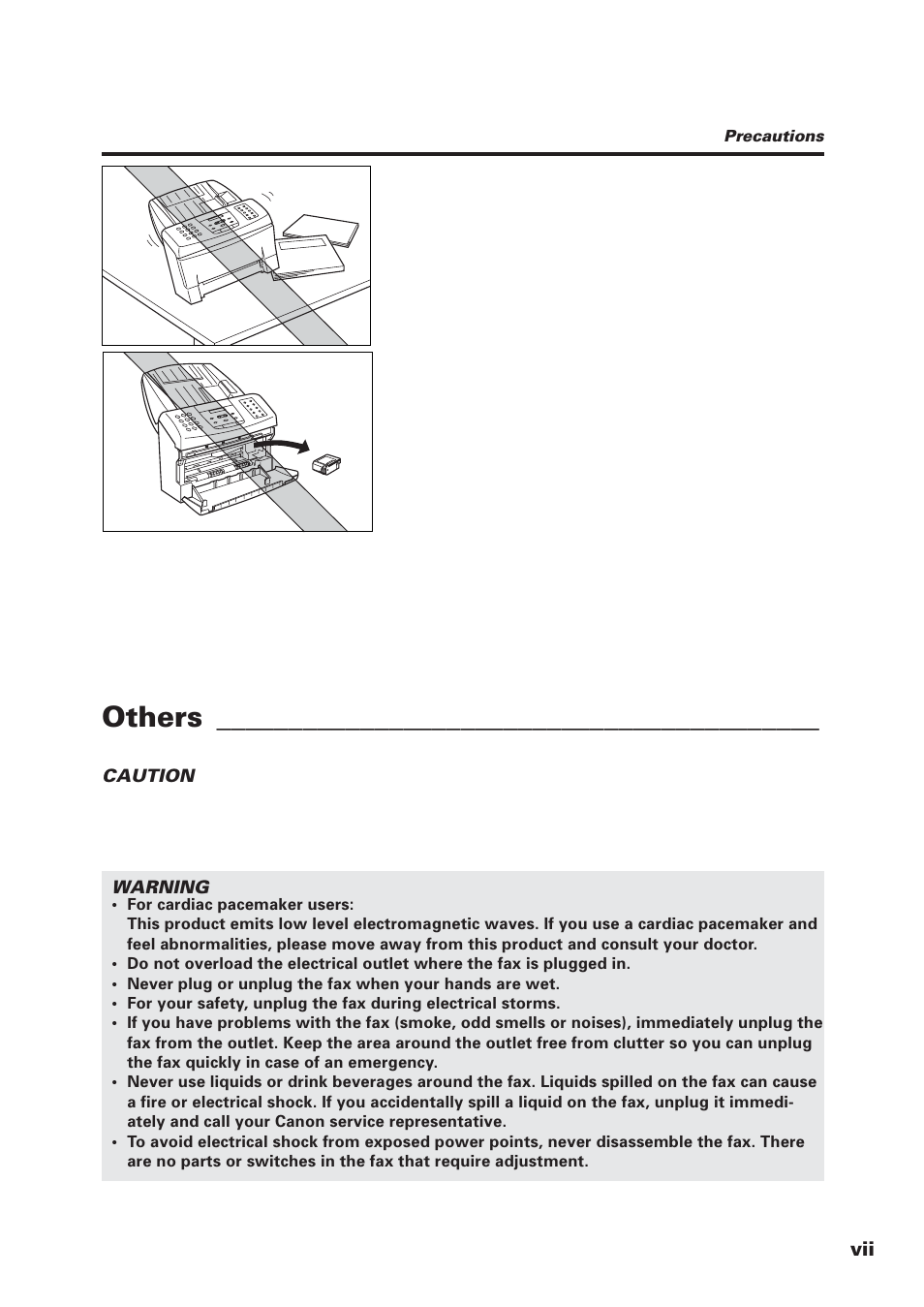 Others | Canon FAX-B155 User Manual | Page 7 / 141