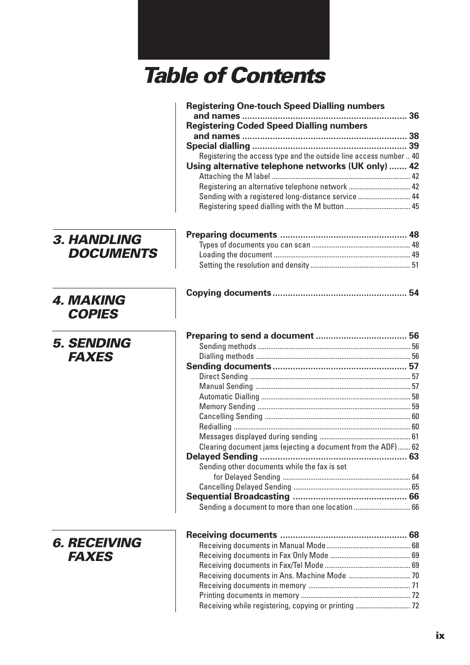 Canon FAX-B155 User Manual | Page 9 / 141