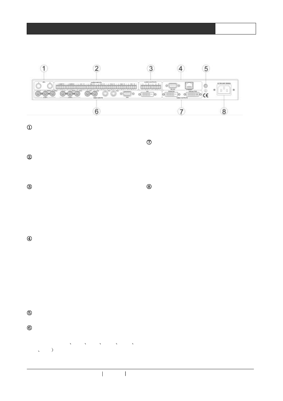 2 sc-pip202 rear panel | CREATOR SC-PIP202 User Manual | Page 10 / 32