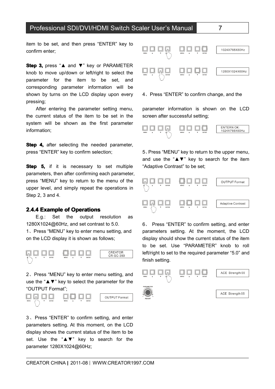 4exampleofoperations, Example of operations | CREATOR SC-390 User Manual | Page 14 / 30