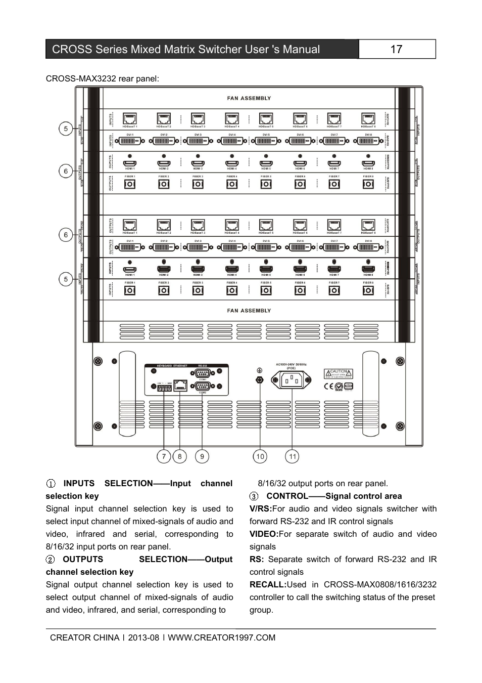 CREATOR CROSS Series User Manual | Page 23 / 51