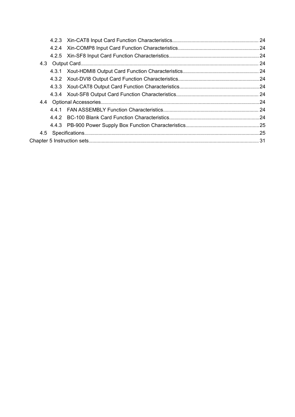 CREATOR CROSS Series User Manual | Page 6 / 51
