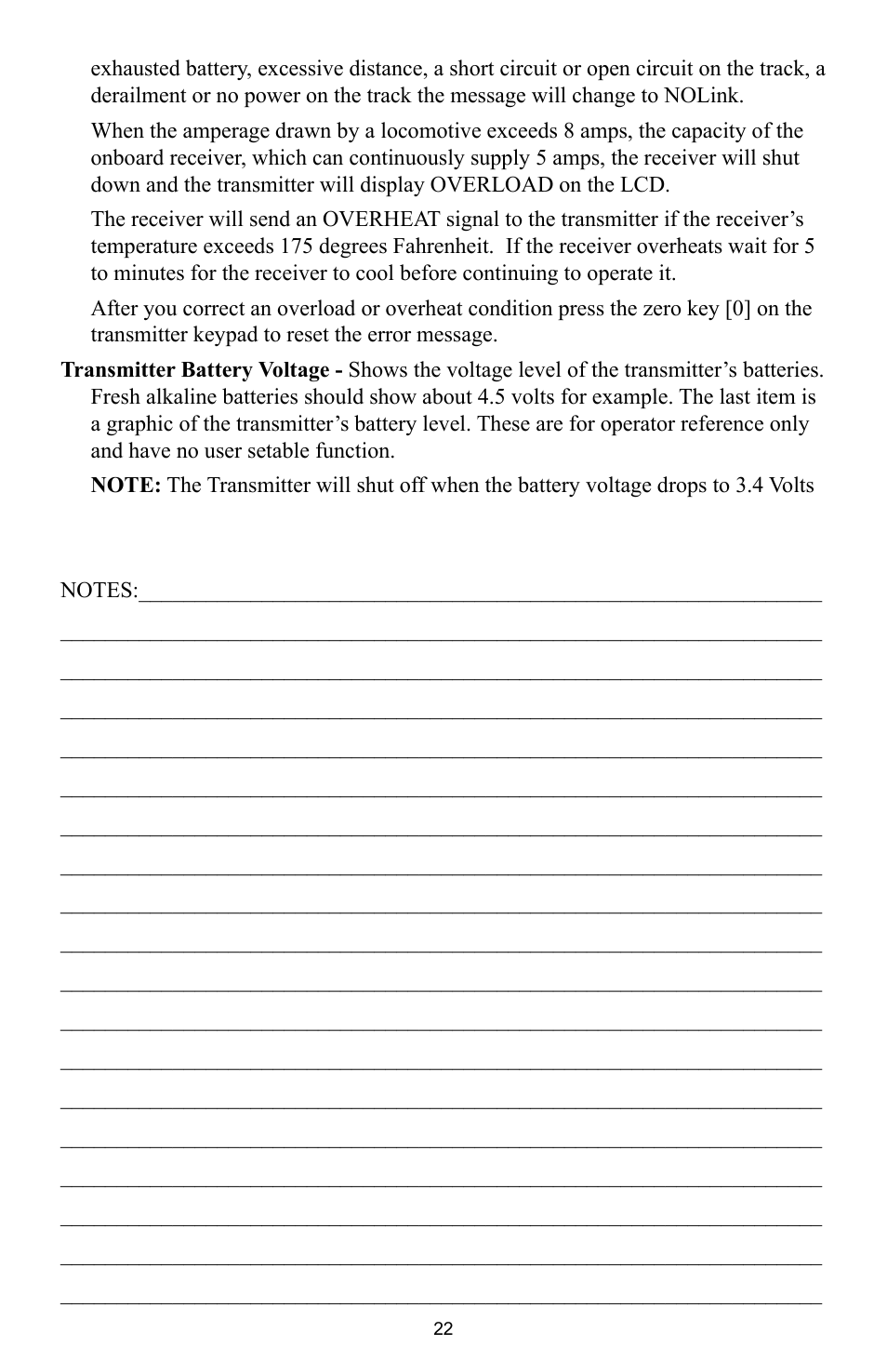 Crest Electronics CRE57000 TRAIN ENGINEER REVOLUTION MANUAL User Manual | Page 22 / 40