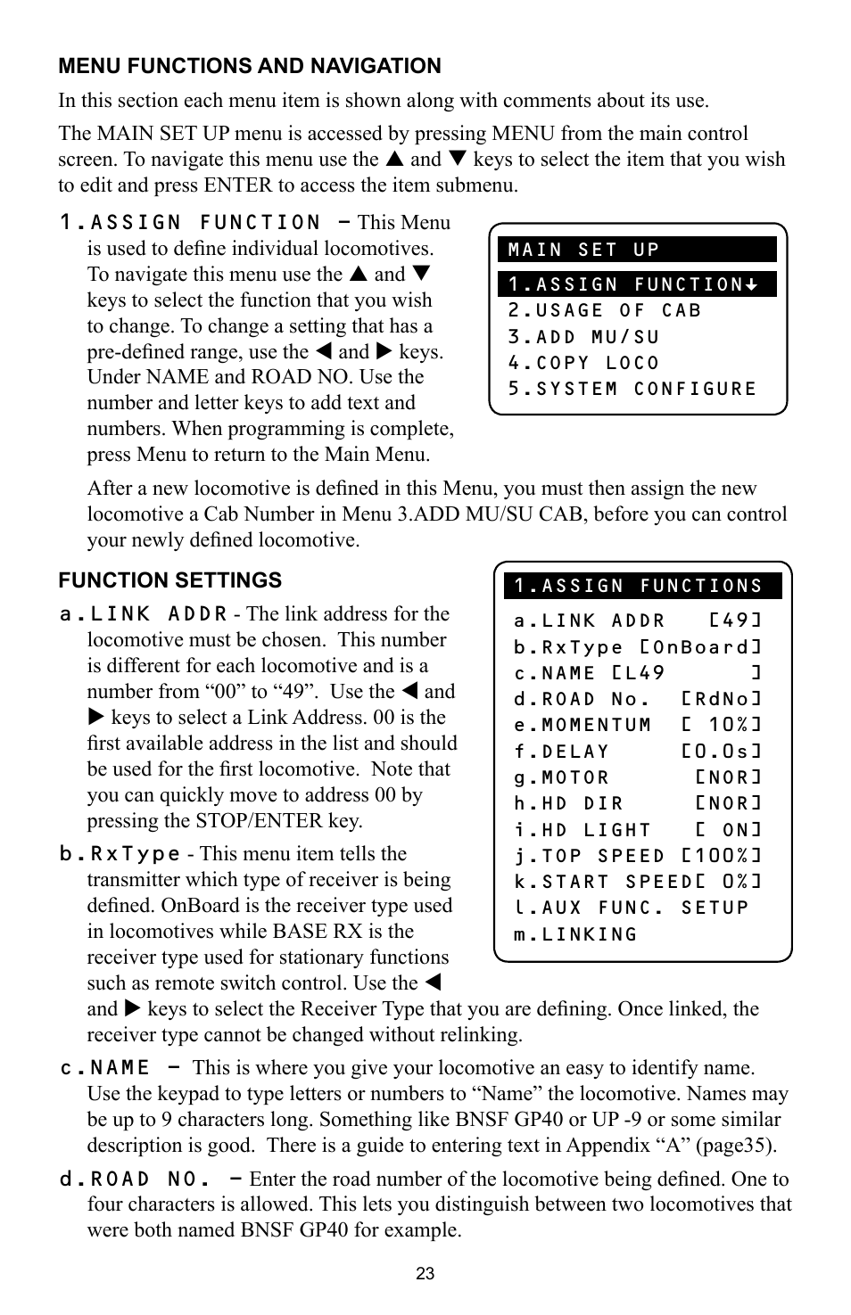 Crest Electronics CRE57000 TRAIN ENGINEER REVOLUTION MANUAL User Manual | Page 23 / 40