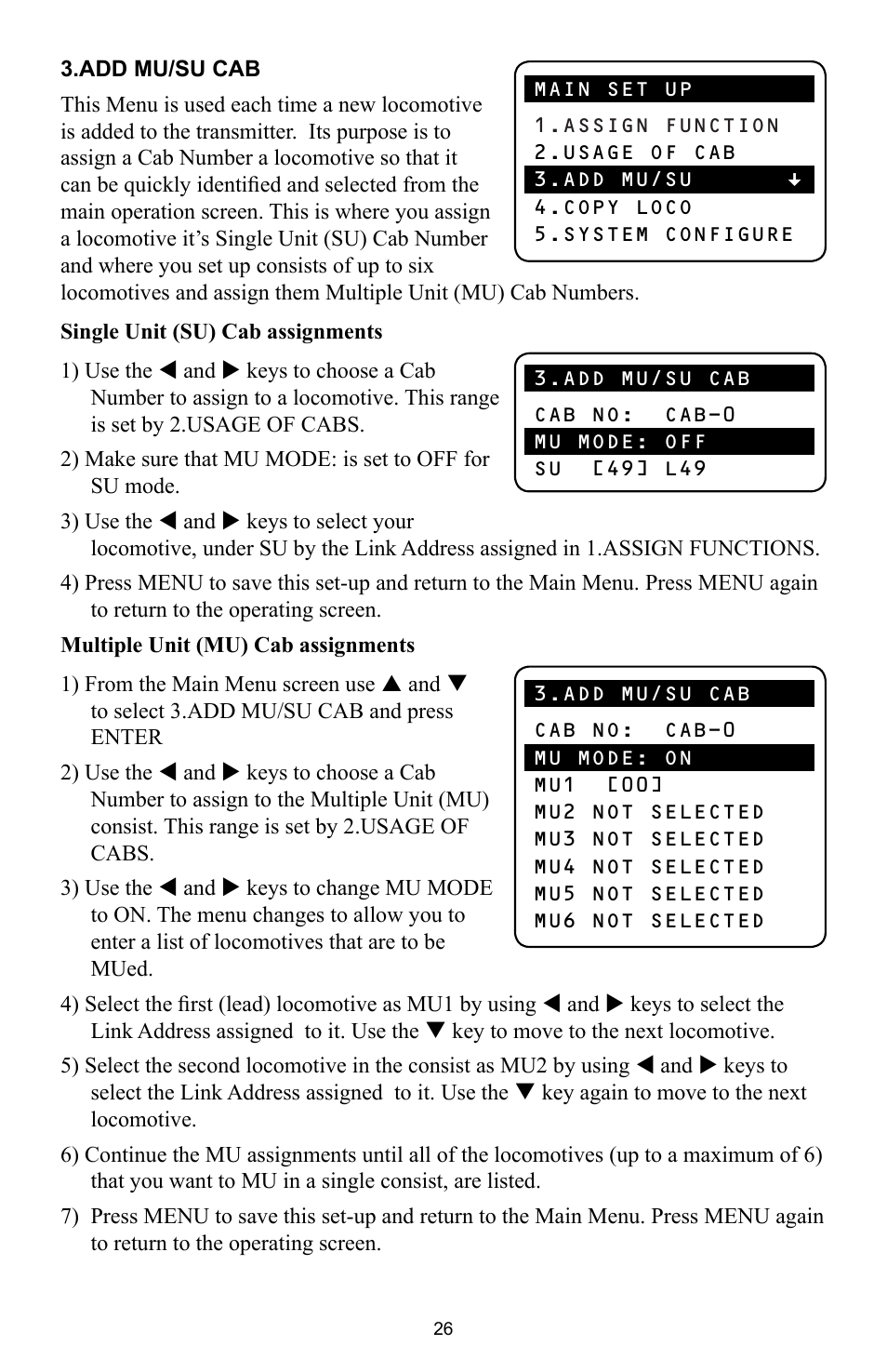 Crest Electronics CRE57000 TRAIN ENGINEER REVOLUTION MANUAL User Manual | Page 26 / 40