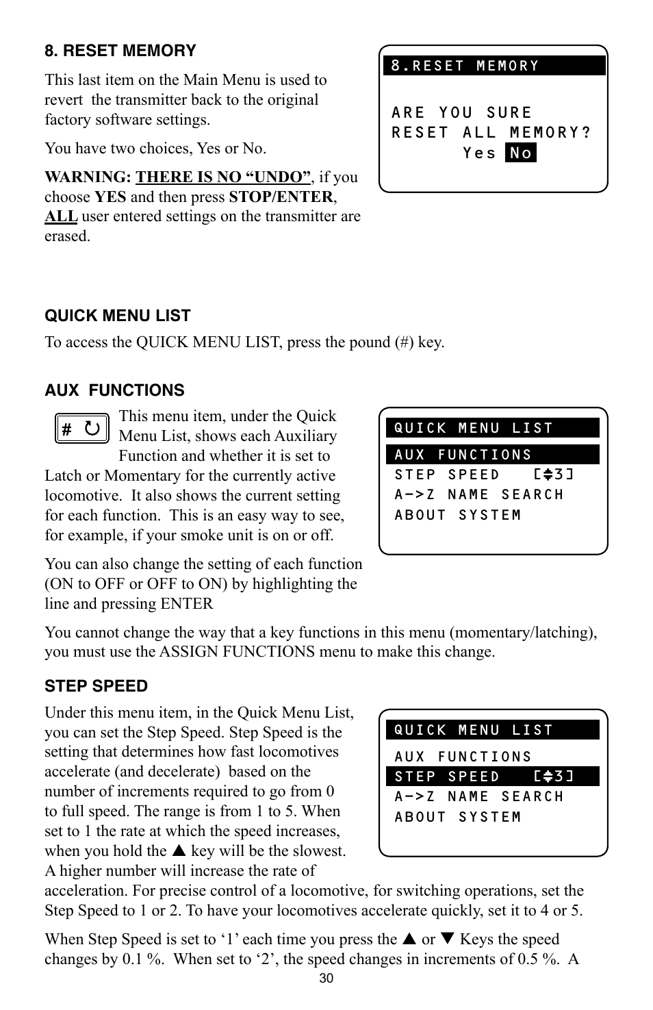 Crest Electronics CRE57000 TRAIN ENGINEER REVOLUTION MANUAL User Manual | Page 30 / 40