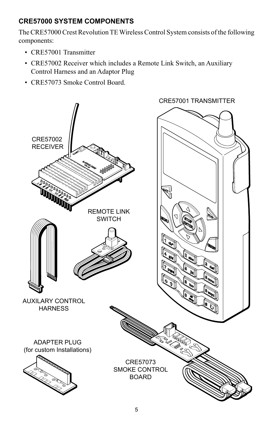 Crest Electronics CRE57000 TRAIN ENGINEER REVOLUTION MANUAL User Manual | Page 5 / 40