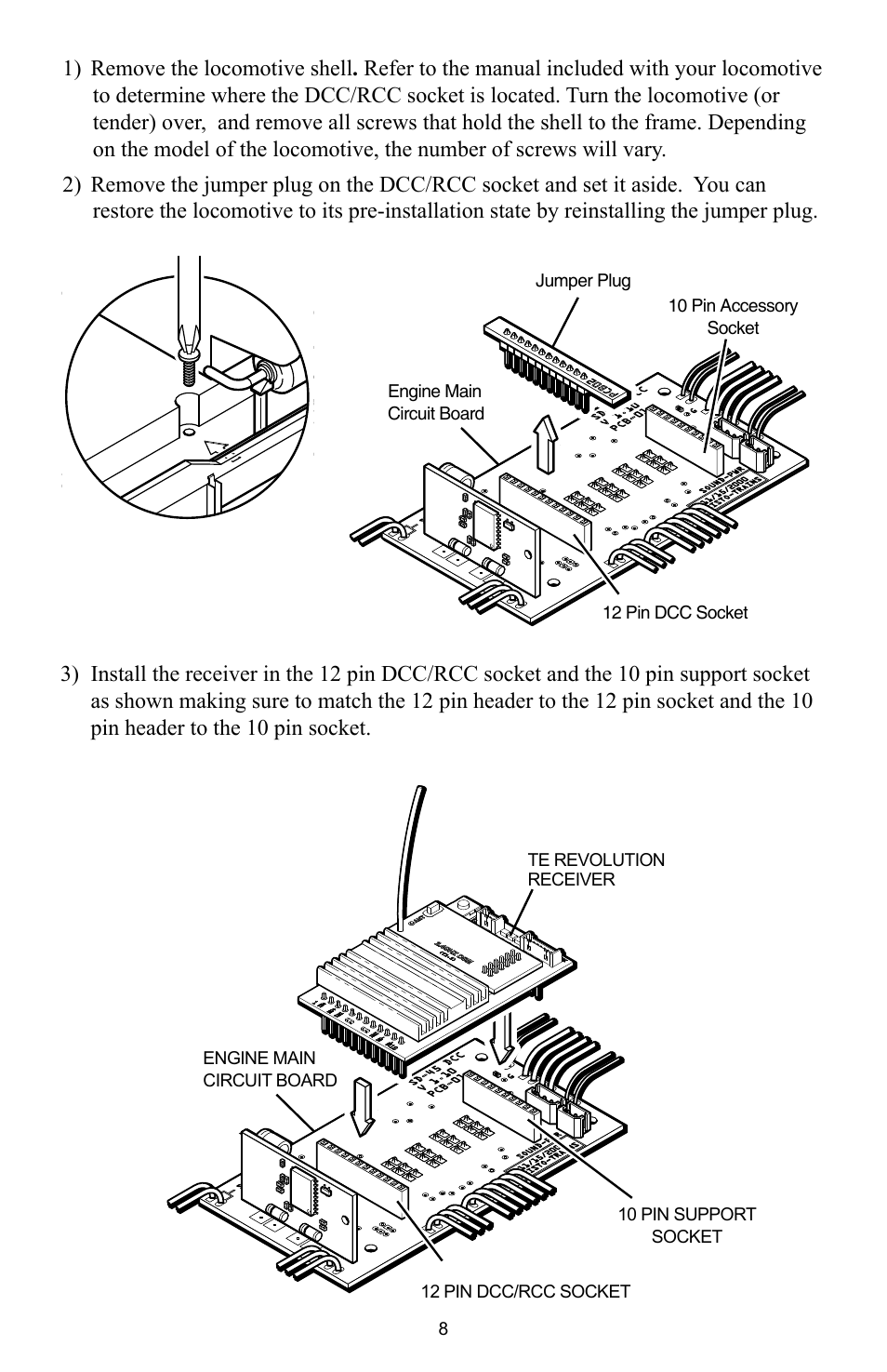 Crest Electronics CRE57000 TRAIN ENGINEER REVOLUTION MANUAL User Manual | Page 8 / 40