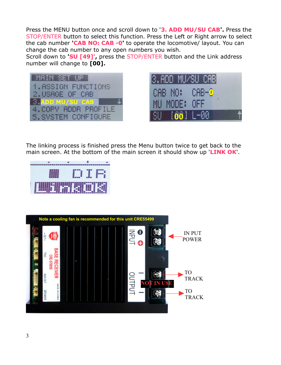 Crest Electronics CRE57004SD TRAIN ENGINEER BASE STATION SET User Manual | Page 3 / 4