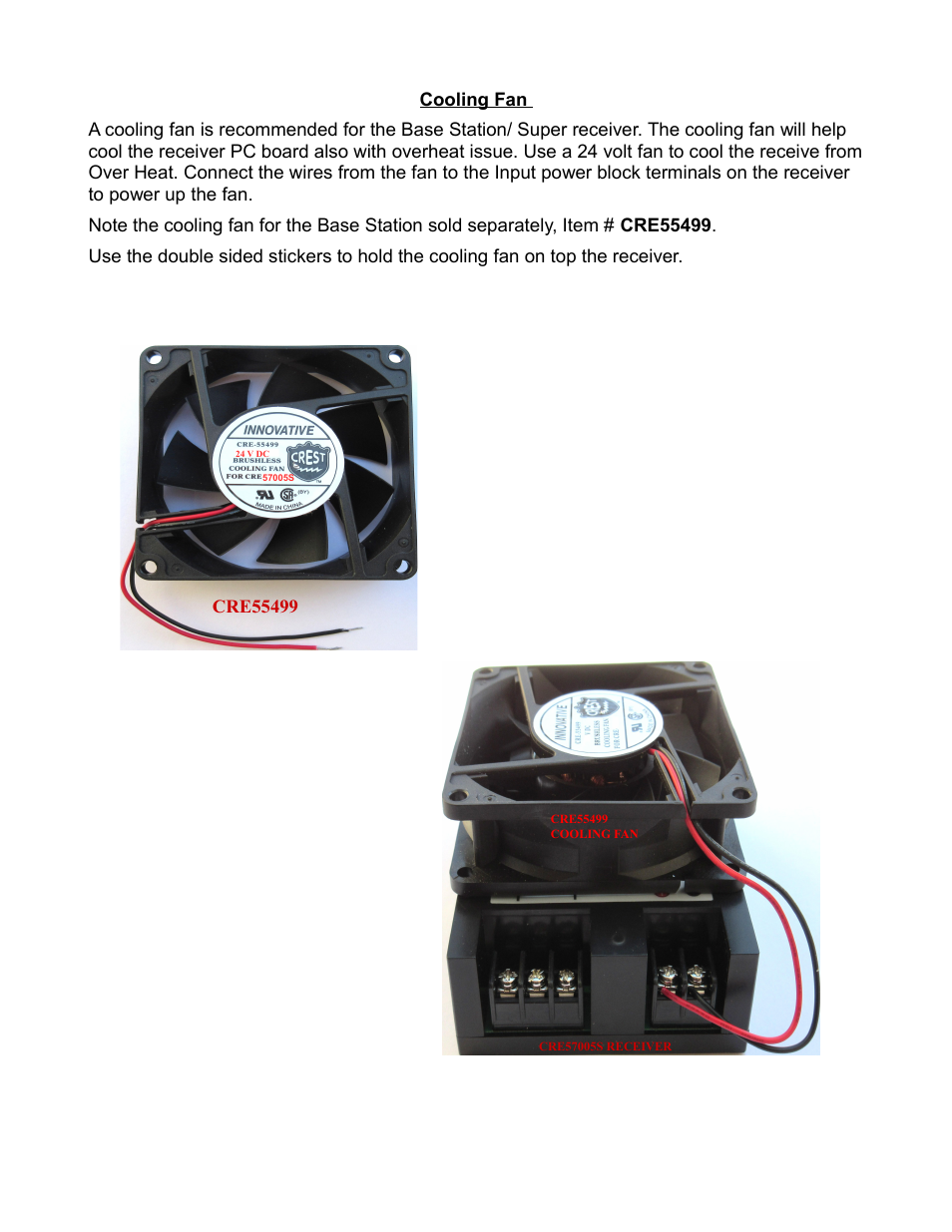 Crest Electronics CRE57005S BASE STATION/SUPER RECEIVER User Manual | Page 5 / 6