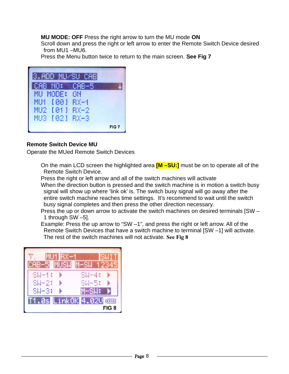 Crest Electronics CRE57074 RCC REMOTE SWITCH DEVICE 2.4 GHZ User Manual | Page 8 / 8