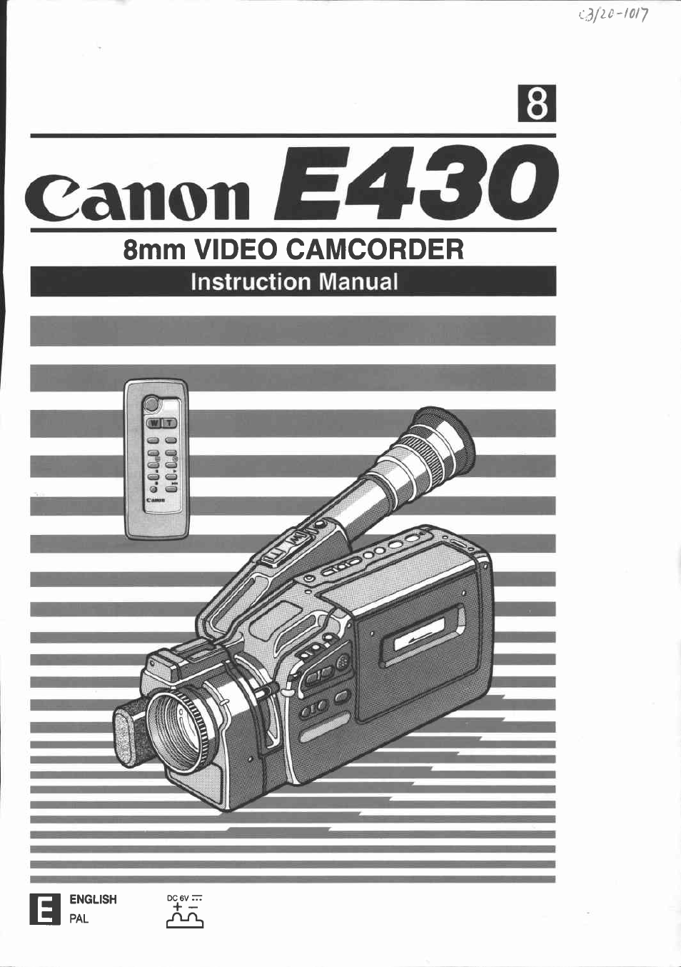 Canon E 430 User Manual | 86 pages