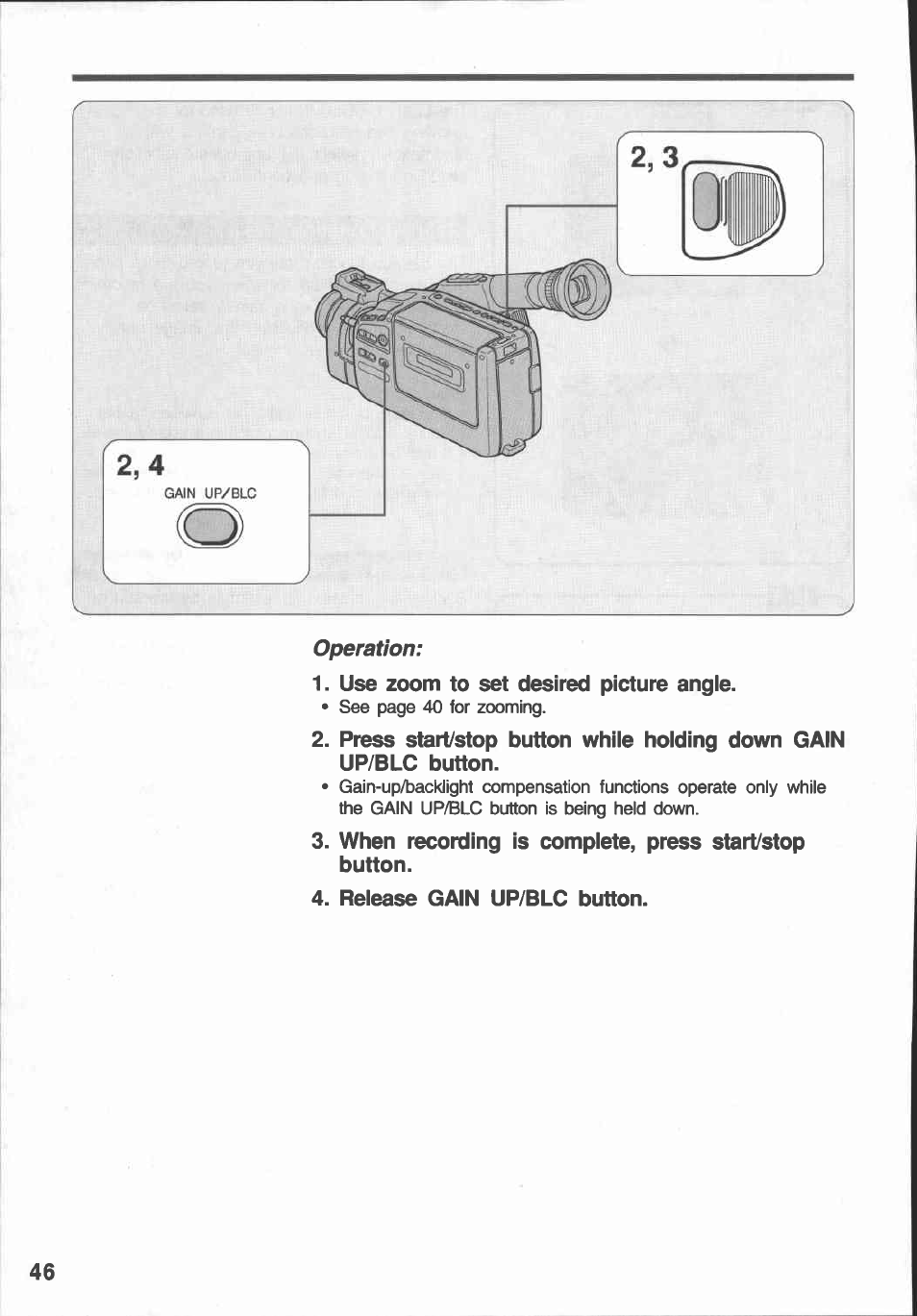 Operation | Canon E 430 User Manual | Page 48 / 86