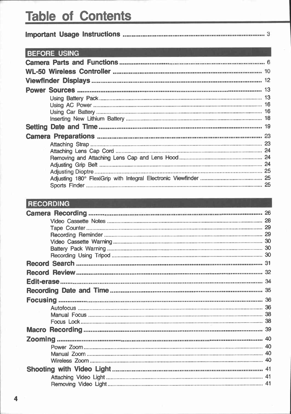 Canon E 430 User Manual | Page 6 / 86