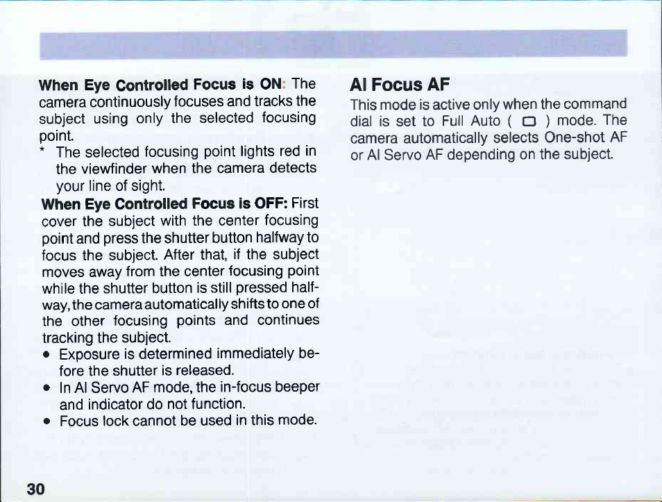 Canon EOS 5 User Manual | Page 30 / 137