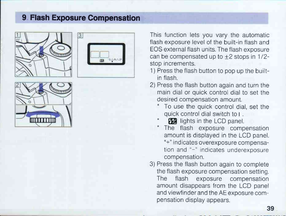 Eye controlled depth*of-field check | Canon EOS 5 User Manual | Page 39 / 137