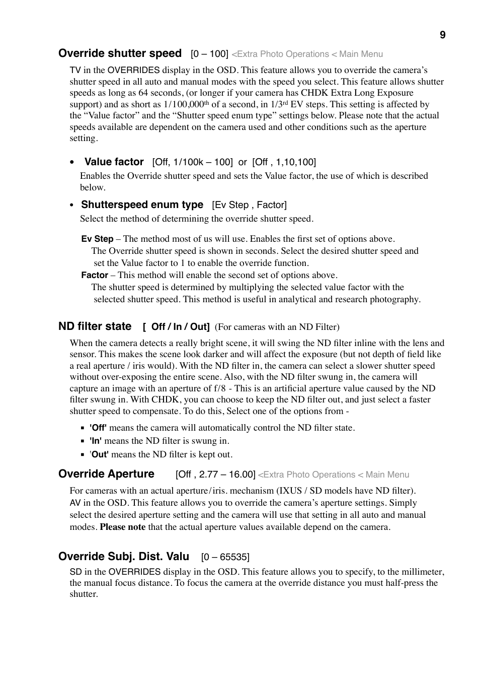 Canon CHDK User Manual | Page 11 / 76