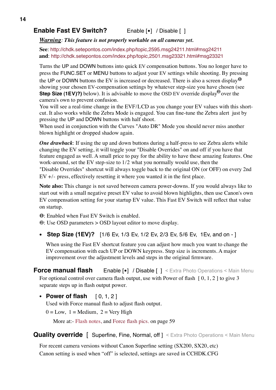 Canon CHDK User Manual | Page 16 / 76