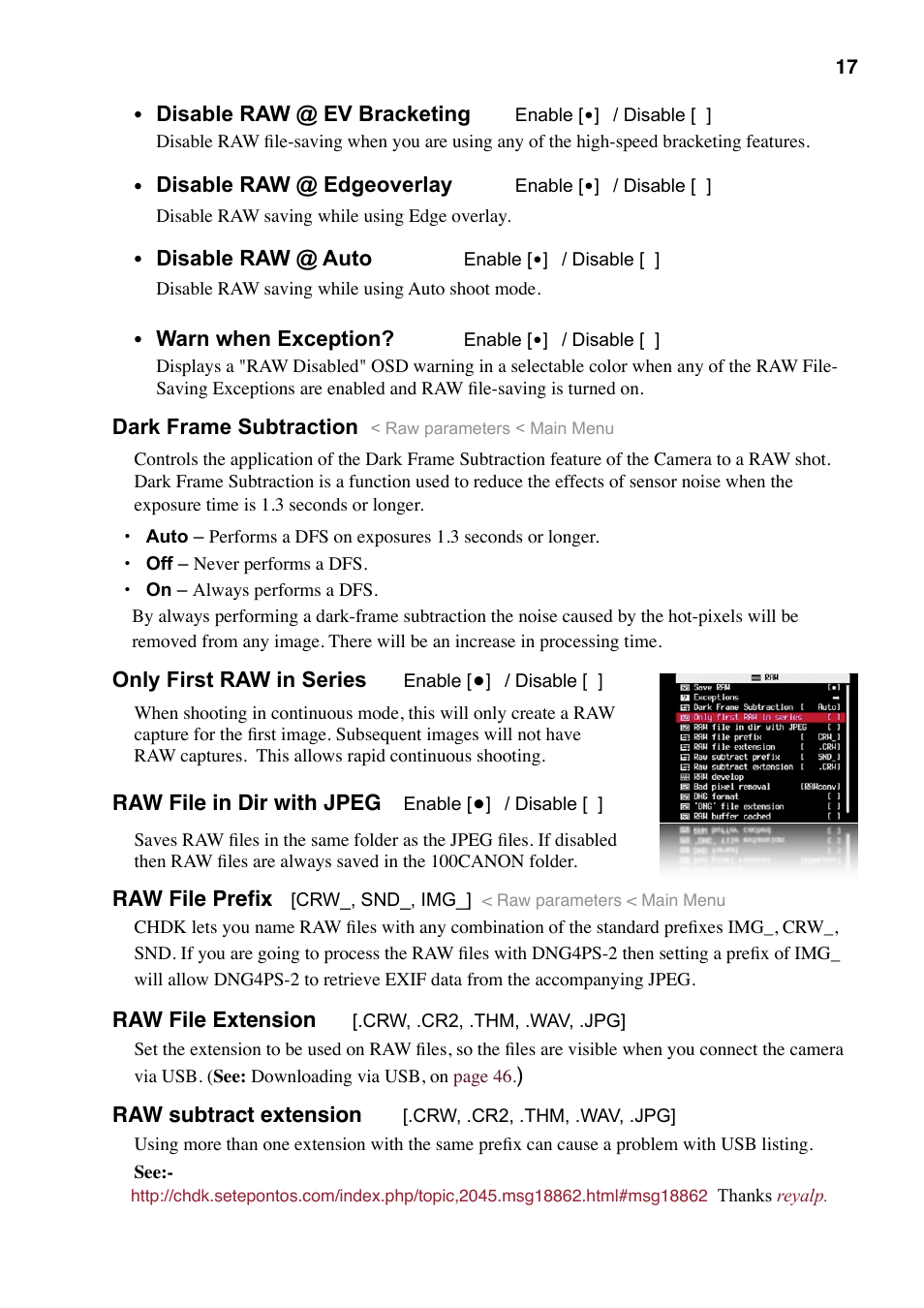 Canon CHDK User Manual | Page 19 / 76