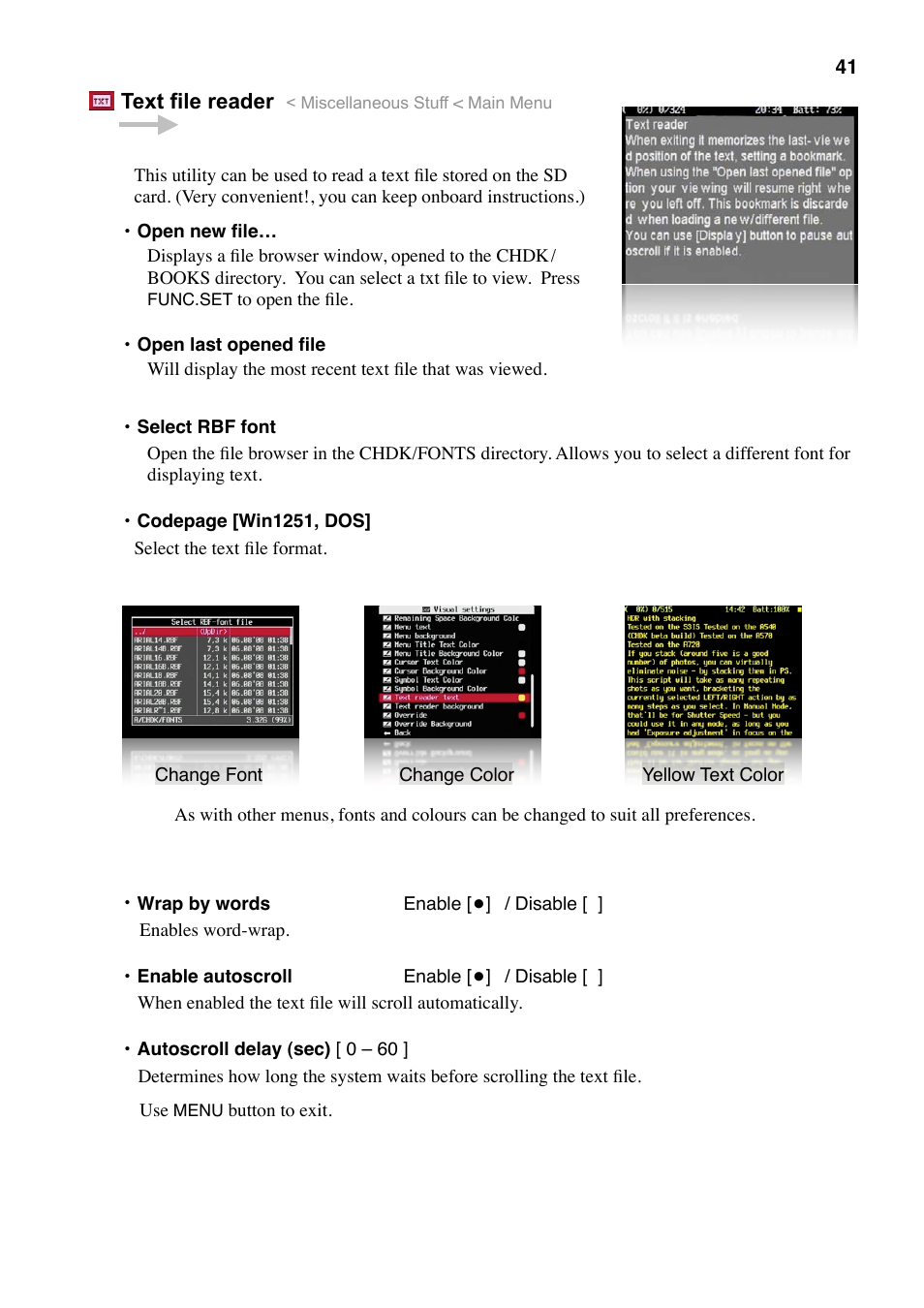 Canon CHDK User Manual | Page 43 / 76