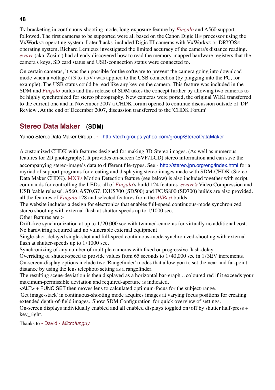 Stereo data maker | Canon CHDK User Manual | Page 50 / 76
