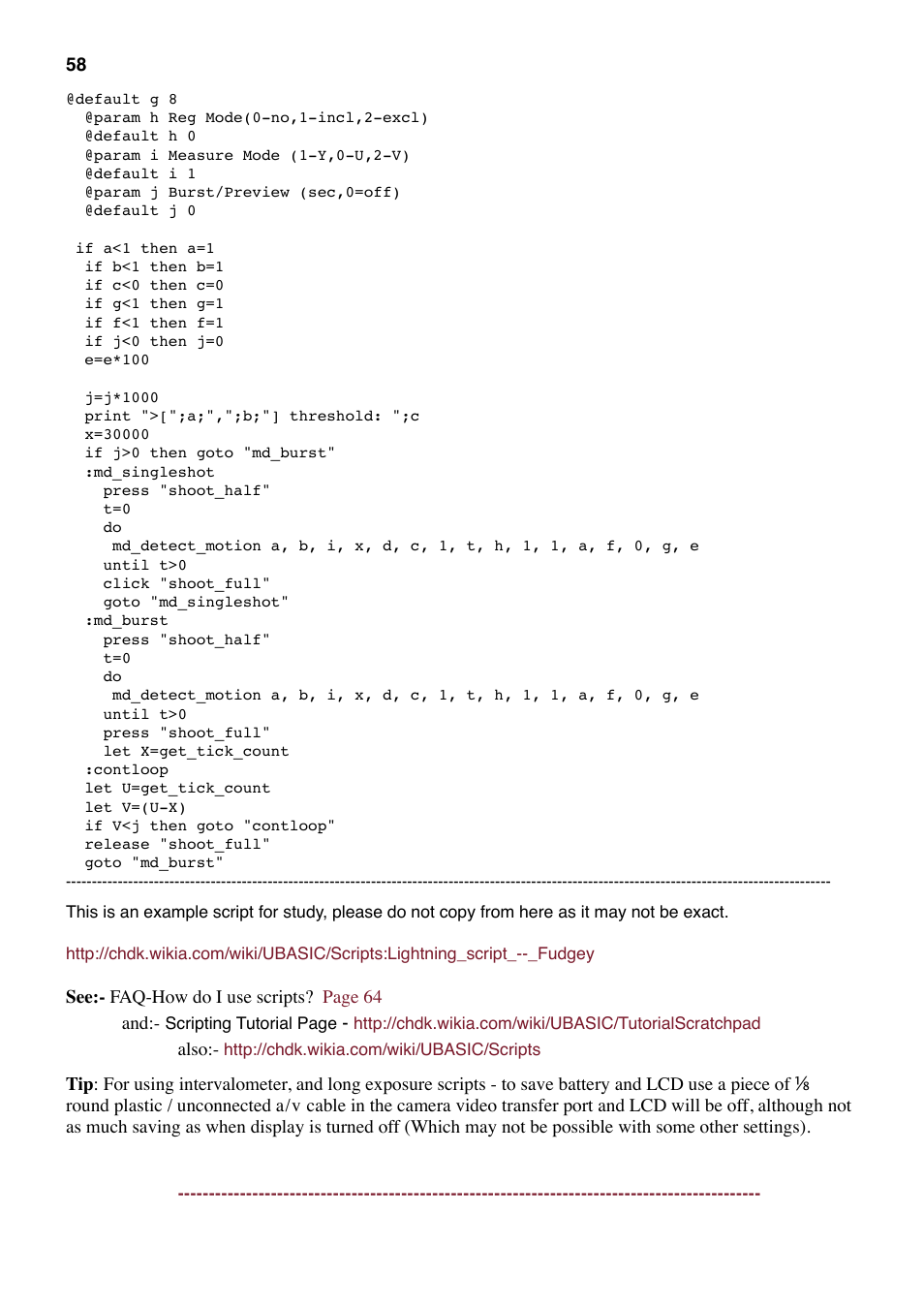 Canon CHDK User Manual | Page 60 / 76