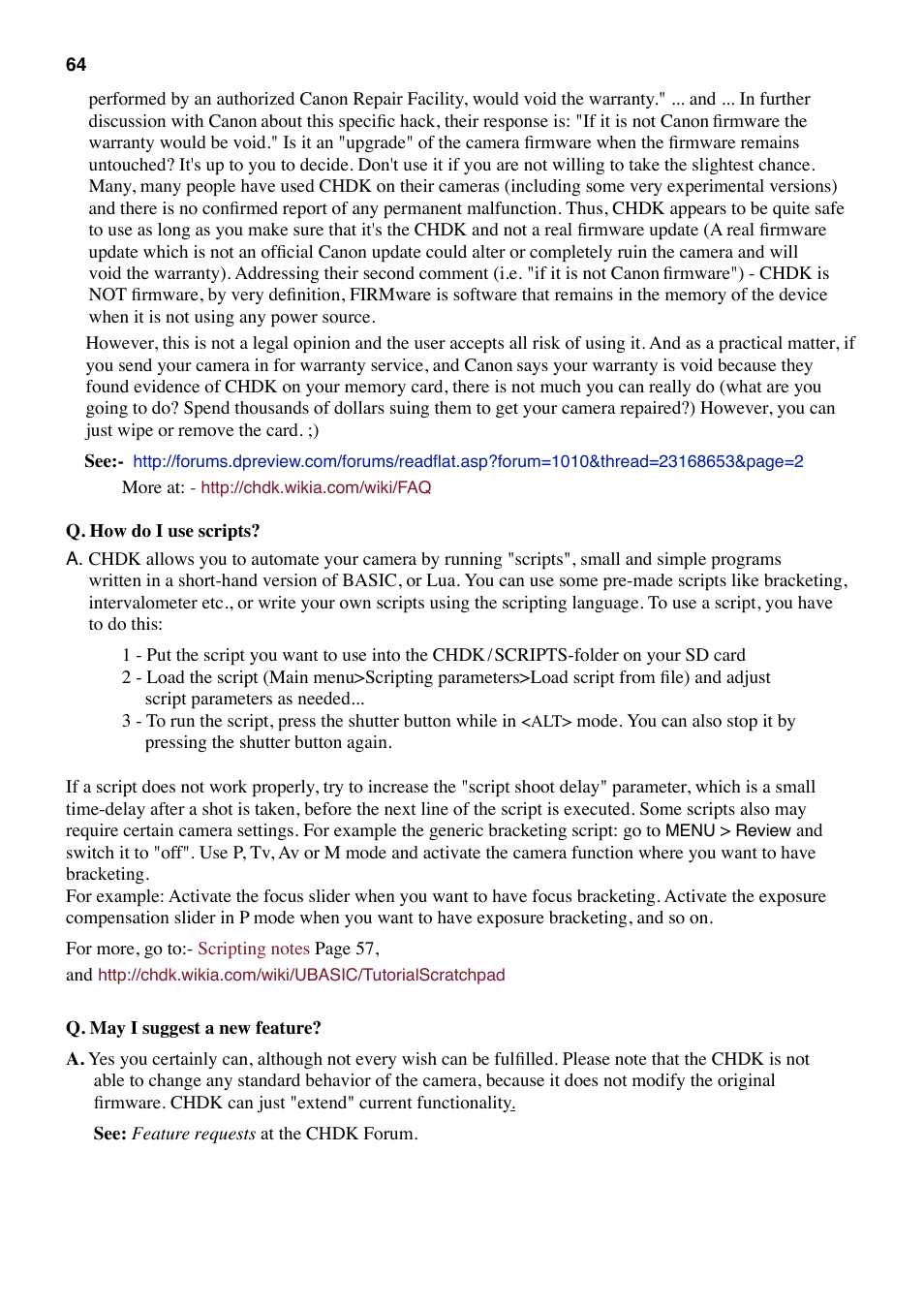 Canon CHDK User Manual | Page 66 / 76