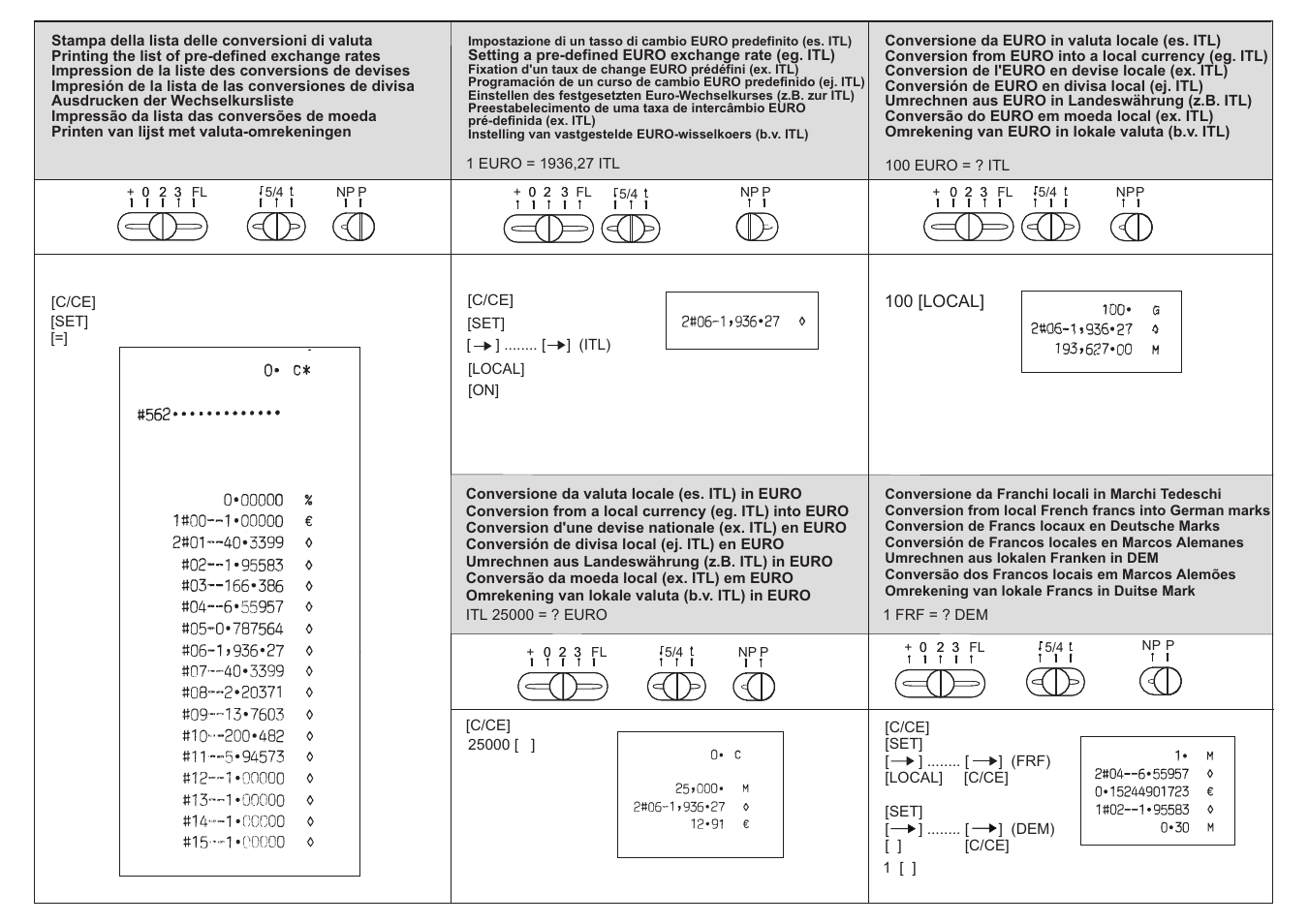 Curta Olivetti Gioconda with printer User Manual | Page 5 / 12