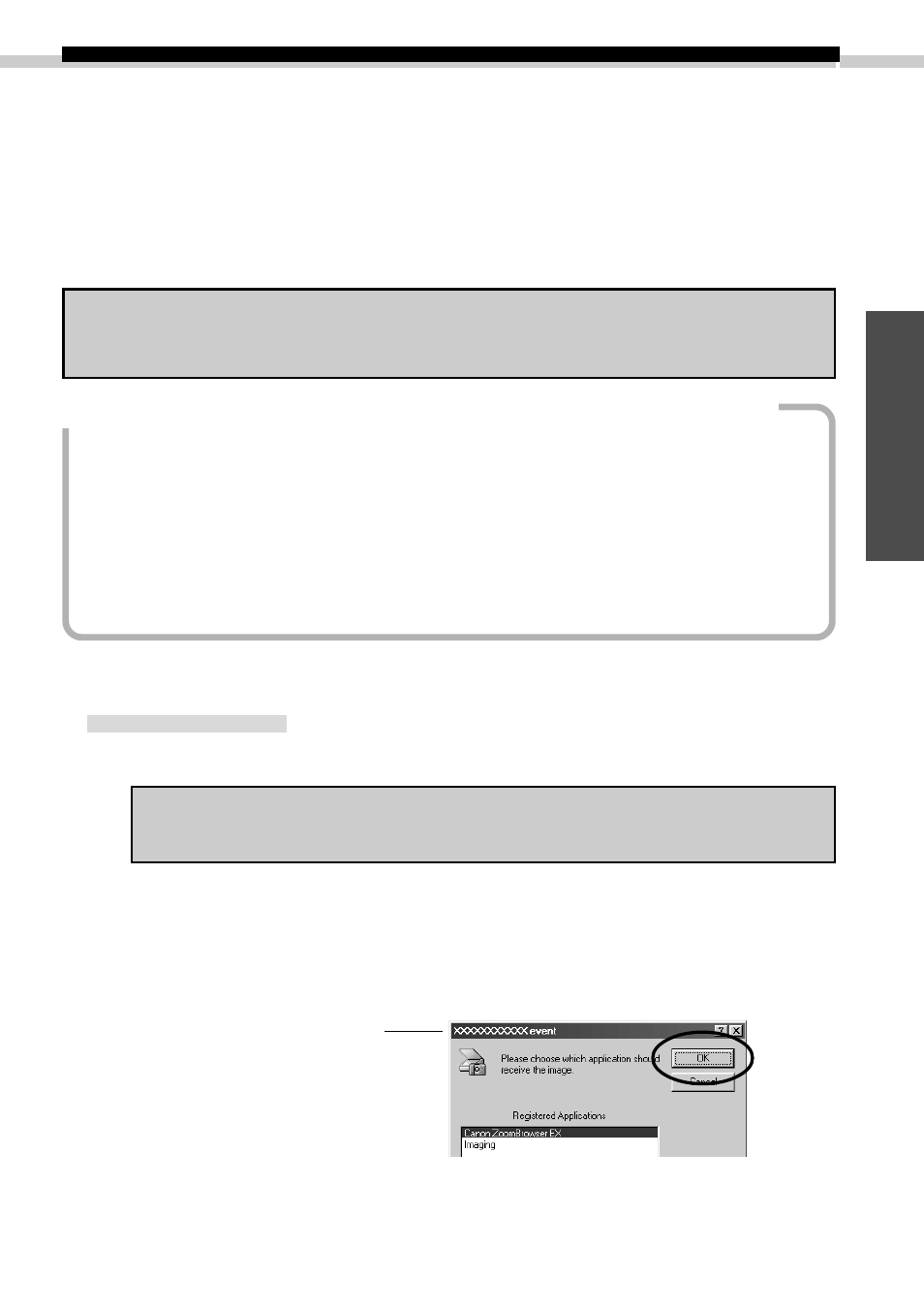 Using zoombrowser ex the first time, Starting zoombrowser ex | Canon D I G I T A L C A M E R A CDI-E019-010 User Manual | Page 15 / 108