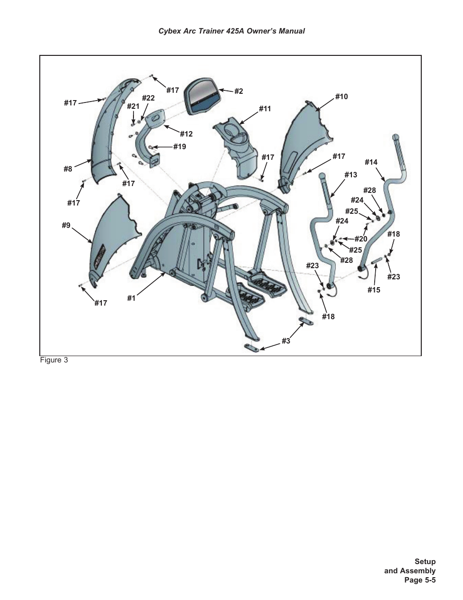 Cybex 425A Arc Trainer User Manual | Page 51 / 64