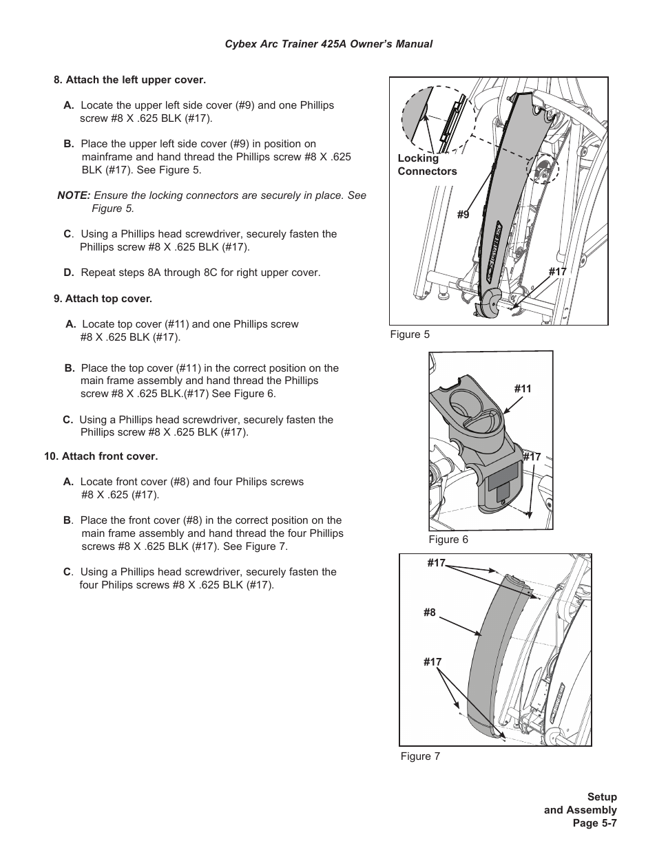 Cybex 425A Arc Trainer User Manual | Page 53 / 64