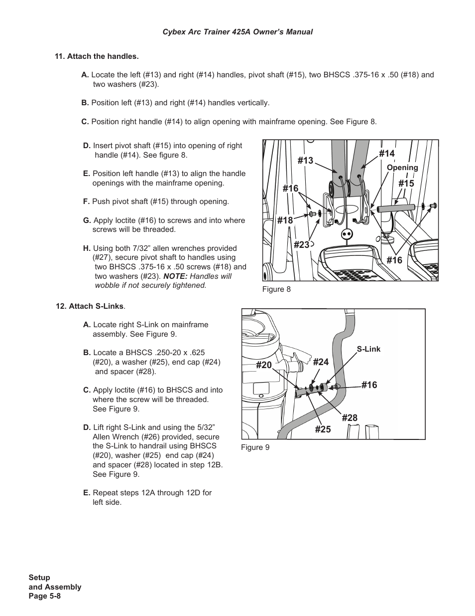 Cybex 425A Arc Trainer User Manual | Page 54 / 64