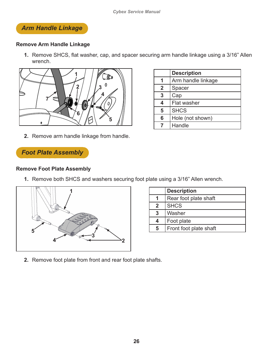 Cybex 525AT Arc Trainer User Manual | Page 26 / 74