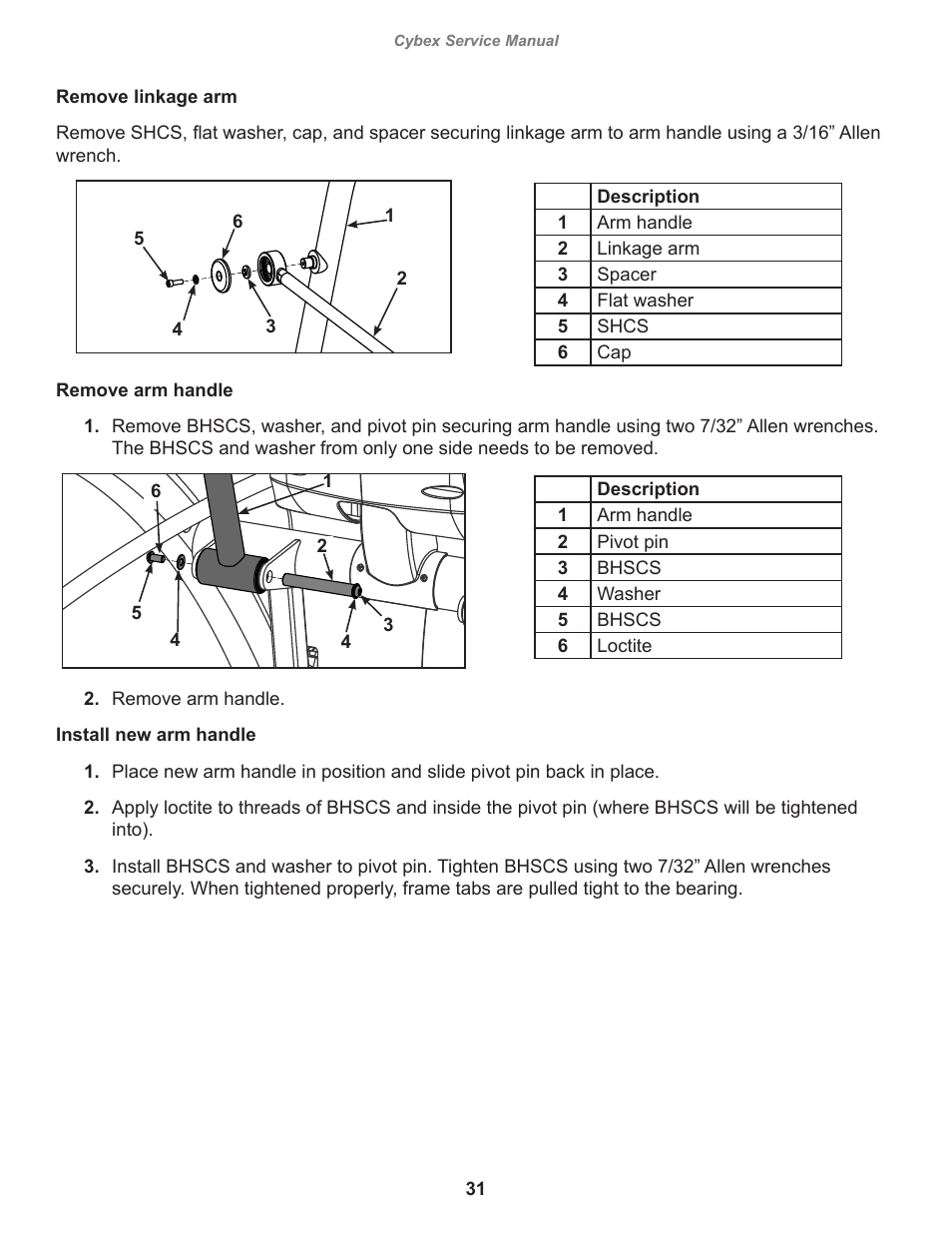 Cybex 525AT Arc Trainer User Manual | Page 31 / 74