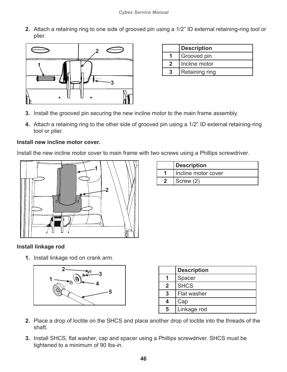 Cybex 525AT Arc Trainer User Manual | Page 46 / 74