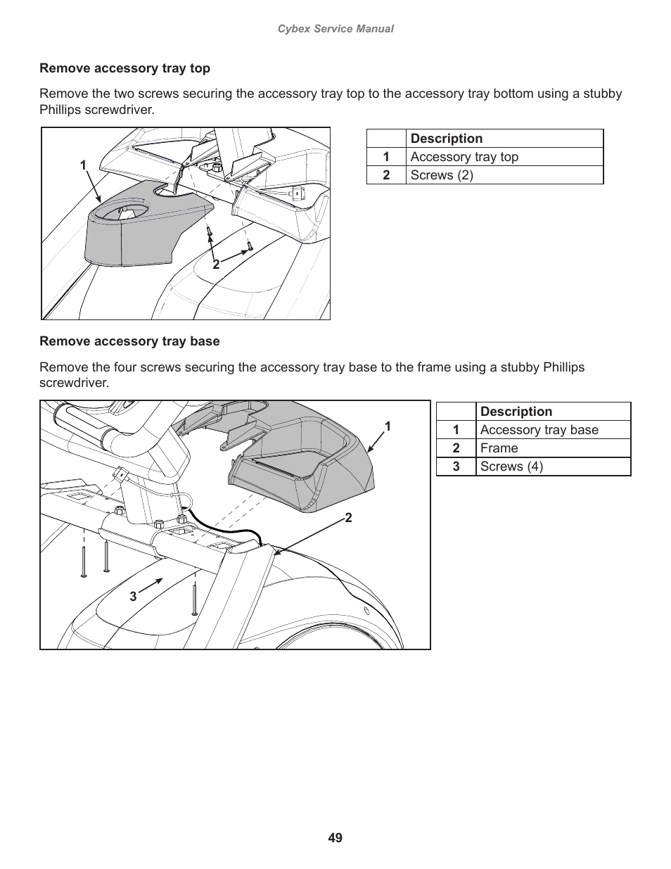 Cybex 525AT Arc Trainer User Manual | Page 49 / 74