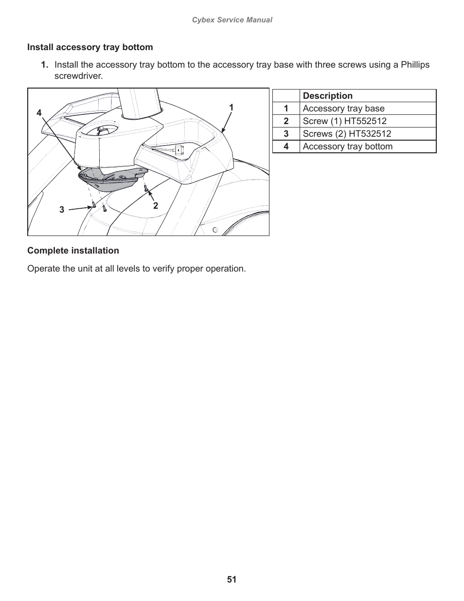 Cybex 525AT Arc Trainer User Manual | Page 51 / 74