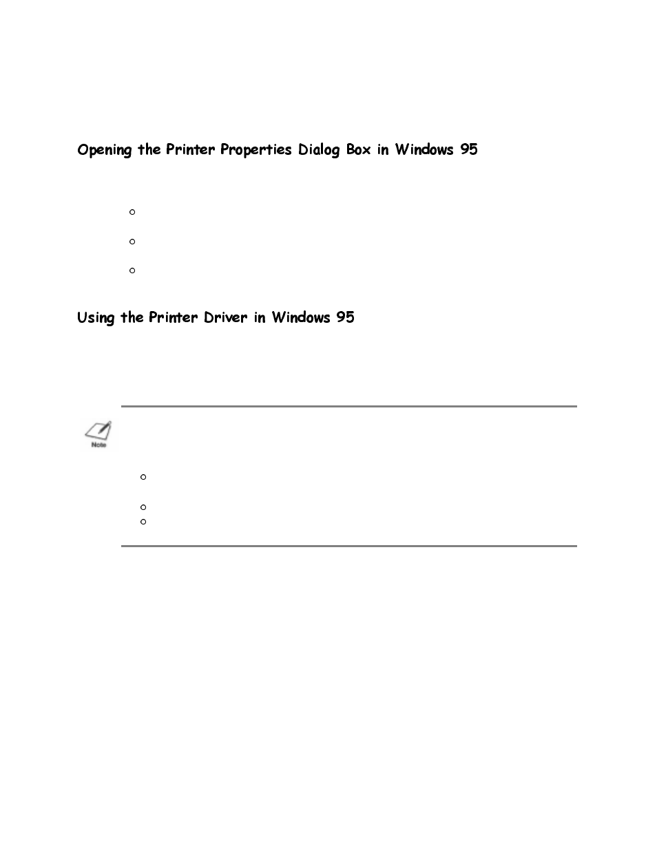 Printer setup within windows 95, 3ulqwhu 6hwxs :lwklq :lqgrzv | Canon HC-4200 User Manual | Page 12 / 82