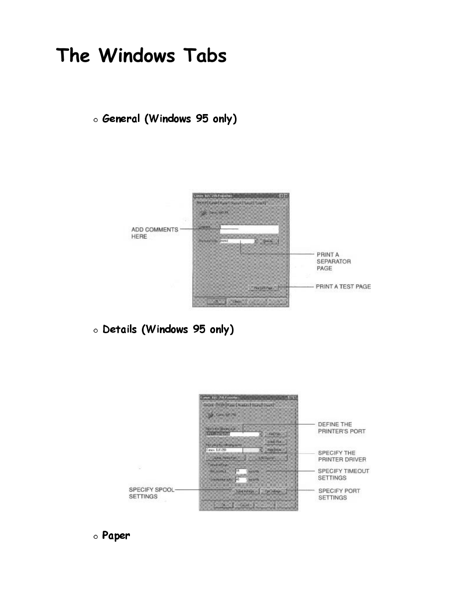 The windows tabs, 7kh:lqgrzv7dev | Canon HC-4200 User Manual | Page 14 / 82
