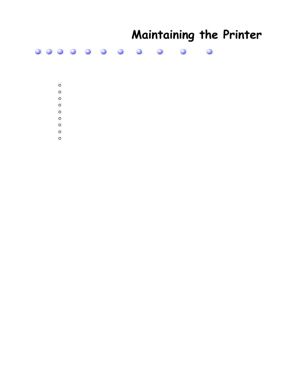 Chp.4: maintaining the printer, 0dlqwdlqlqj wkh 3ulqwhu, 0dlqwdlqlqjwkh3ulqwhu | Canon HC-4200 User Manual | Page 44 / 82