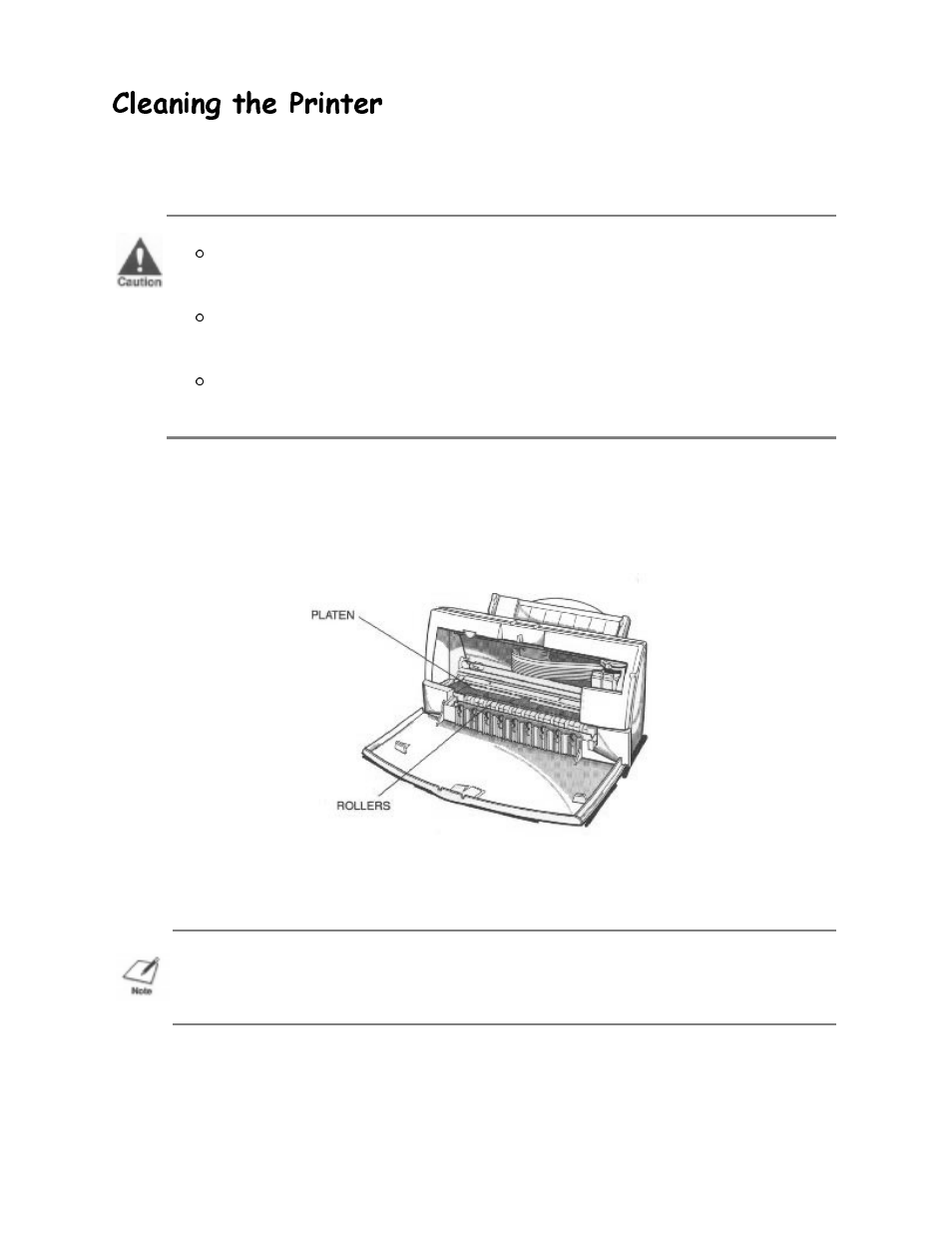 Cleaning the printer, Ohdqlqj wkh 3ulqwhu | Canon HC-4200 User Manual | Page 46 / 82