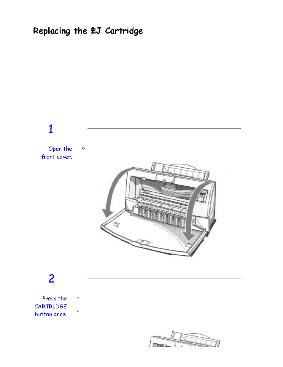 Replacing the bj cartridge, 5hsodflqj wkh %- &duwulgjh | Canon HC-4200 User Manual | Page 55 / 82