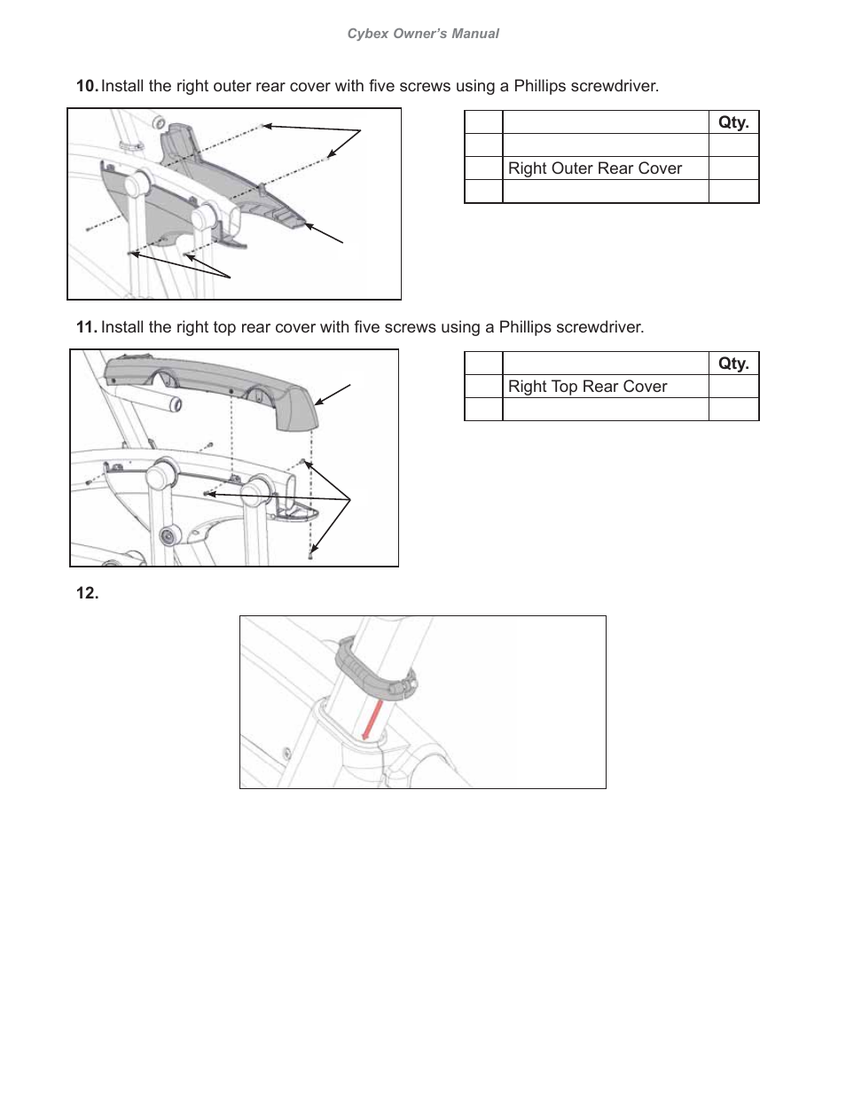Cybex 626A Arc Trainer User Manual | Page 25 / 94